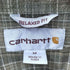 カーハート Carhartt RELAXED FIT チェック柄 刺繍 ロゴ ボタンダウン 長袖 シャツ メンズ import:M