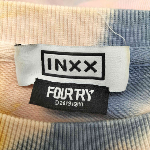 INXX FOURTRY コラボ タイダイ ロゴ スウェット メンズ import:M