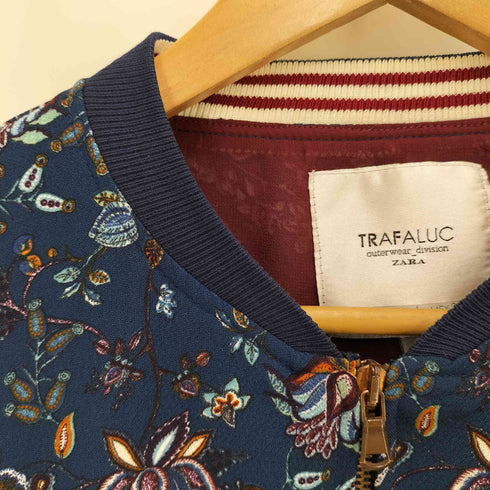ザラ ZARA TRAFALUC 花柄 ブルゾン レディース import:L