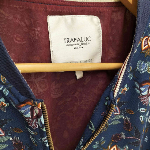 ザラ ZARA TRAFALUC 花柄 ブルゾン レディース import:L