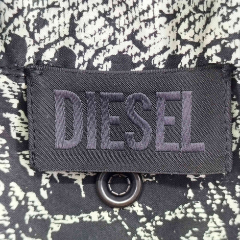 ディーゼル DIESEL 総柄 ノースリーブロングシャツ レディース