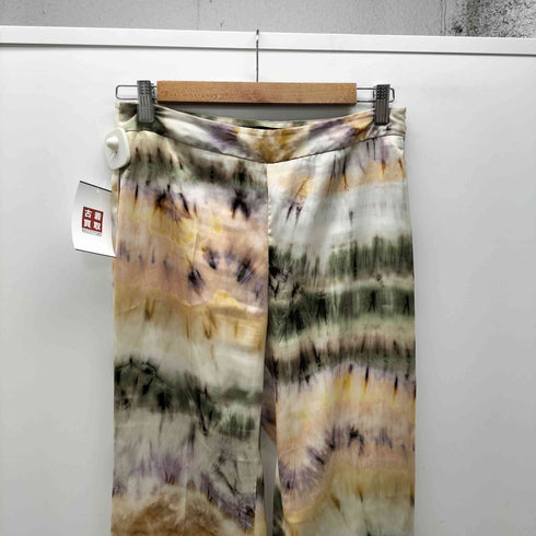 ザラ ZARA タイダイ 総柄 フレア パンツ レディース