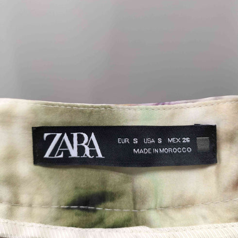 ザラ ZARA タイダイ 総柄 フレア パンツ レディース