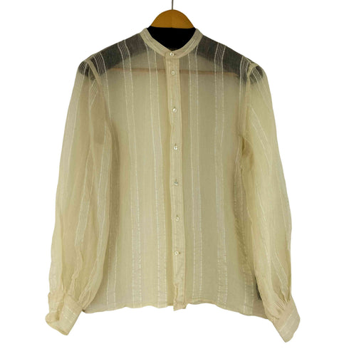 ラルフローレン RALPH LAUREN シアーバンドカラーシャツ レディース JPN:4