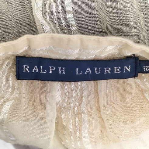 ラルフローレン RALPH LAUREN シアーバンドカラーシャツ レディース JPN:4