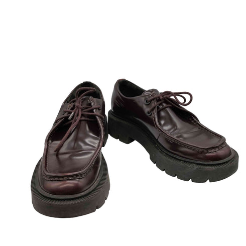 ザラ ZARA Derby Shoes エナメル チロリアン ダービー シューズ レディース 38