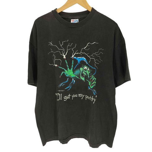 ヘインズ Hanes 90S USA製 西の魔女 ファンタジー ムービー グラフィック プリント S/S クルーネック Tシャツ メンズ import:XL