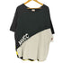 パンクドランカーズ PUNK DRUNKERS 両面プリント バックボーダー 切替 スイッチング ビッグシルエット クルーネックTシャツ メンズ ONE SIZE