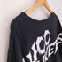 パンクドランカーズ PUNK DRUNKERS 両面プリント バックボーダー 切替 スイッチング ビッグシルエット クルーネックTシャツ メンズ ONE SIZE