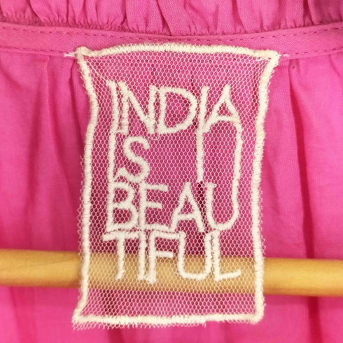 ニコアンド niko and... INDIA IS BEAUTIFUL フリル ブラウス レディース FREE
