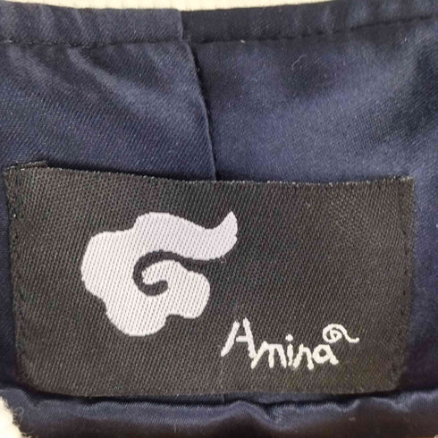 アミナ Amina 背面刺繍リブブルゾン メンズ