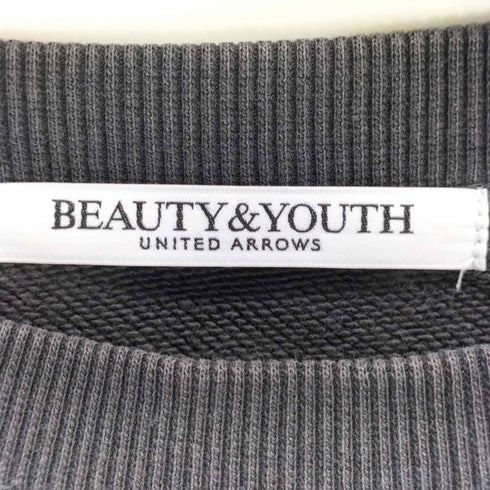 ビューティーアンドユースユナイテッドアローズ BEAUTY & YOUTH UNITED ARROWS コットン裏毛 ロゴスウェット プルオーバー レディース