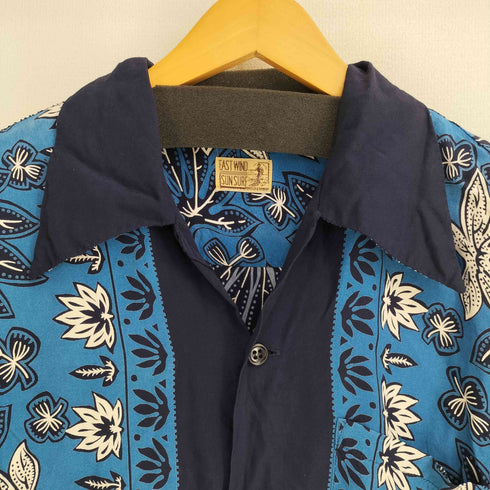 サンサーフ SUN SURF レーヨン100 総柄 S/S オープンカラーアロハシャツ メンズ import:L