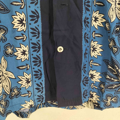 サンサーフ SUN SURF レーヨン100 総柄 S/S オープンカラーアロハシャツ メンズ import:L