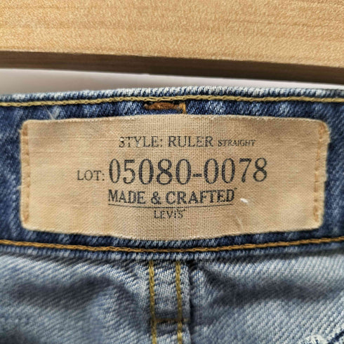 リーバイス Levis MADE & CRAFTED RULER STRAIGHT イタリア製 ストレート デニム メンズ W31 L34