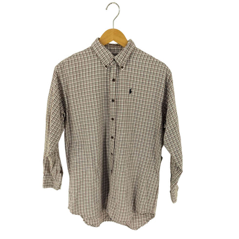 ラルフローレン RALPH LAUREN ボタンダウンチェックシャツ メンズ L