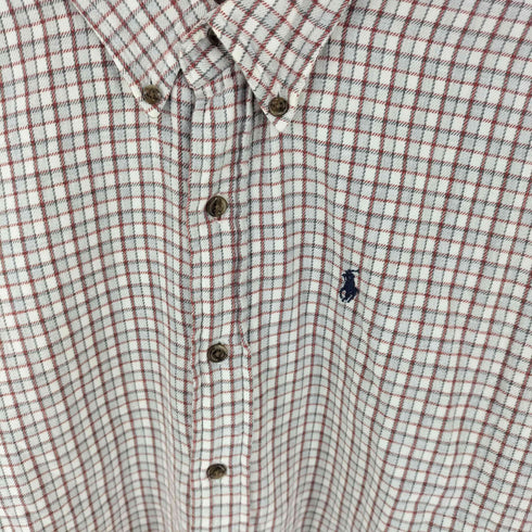 ラルフローレン RALPH LAUREN ボタンダウンチェックシャツ メンズ L