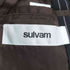 サルバム sulvam ストライプオーバーコート メンズ