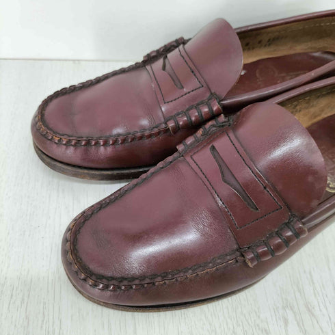 セバゴ SEBAGO バーガンディ レザー ビーフロール ローファー メンズ US:8