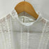 ザラ ZARA レースコンビブラウス レディース import:M