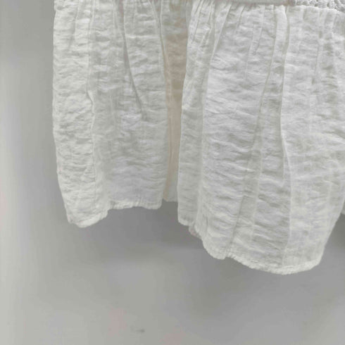 ザラ ZARA レースコンビブラウス レディース import:M