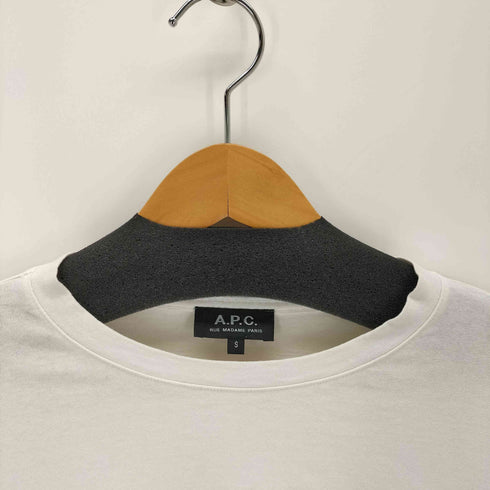 アーペーセー A.P.C. ロゴ刺繍 S/SボックスTシャツ レディース JPN:S