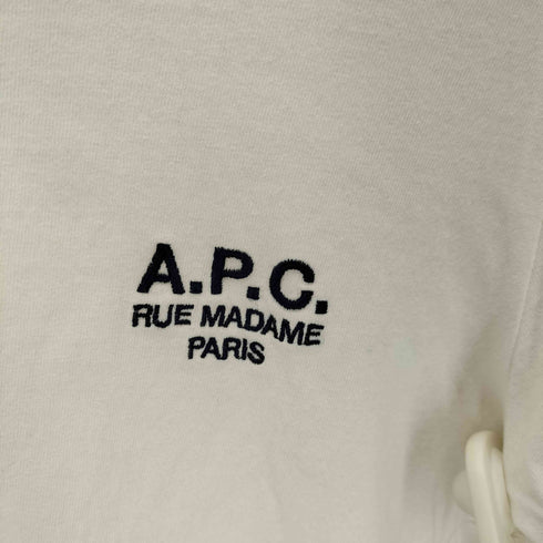 アーペーセー A.P.C. ロゴ刺繍 S/SボックスTシャツ レディース JPN:S