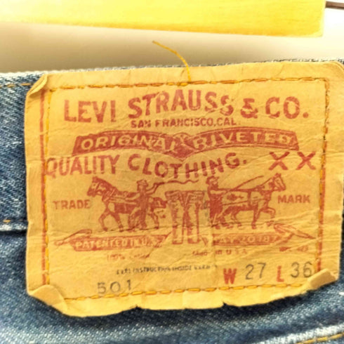 リーバイス Levis 00s 501 ボタンフライデニム レディース W27L36
