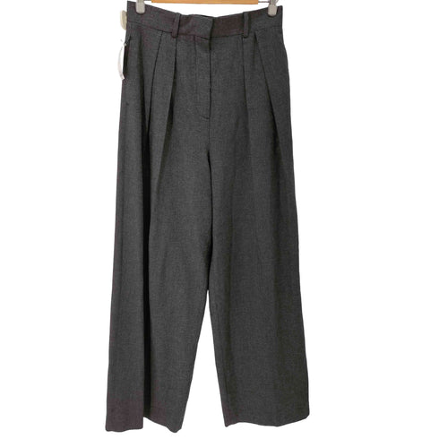 ザラ ZARA ハイウエスト 2タック バギースラックス メンズ JPN:M