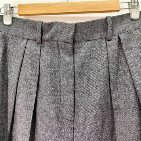 ザラ ZARA ハイウエスト 2タック バギースラックス メンズ JPN:M