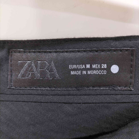 ザラ ZARA ハイウエスト 2タック バギースラックス メンズ JPN:M