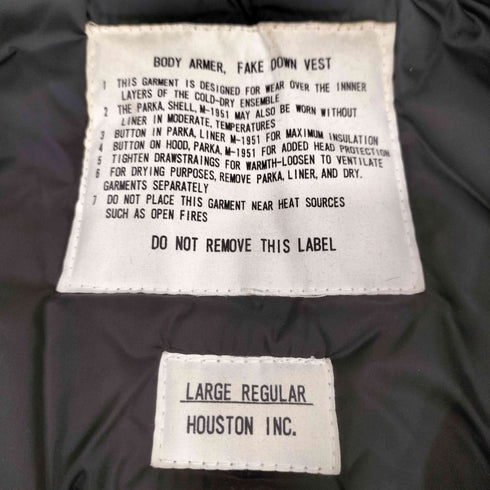 ヒューストン HOUSTON Body armor cold weather SWAT メンズ import:L