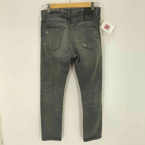 デンハム DENHAM RAZOR 3YG SLIM FIT ボタンフライブラックデニム メンズ W28L32