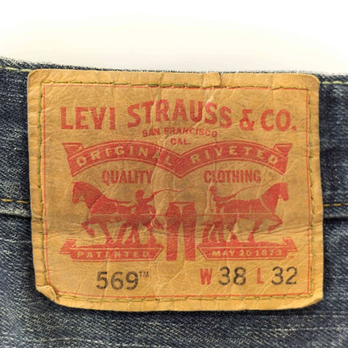 リーバイス Levis 569 インディゴワイドデニム メンズ W38L32