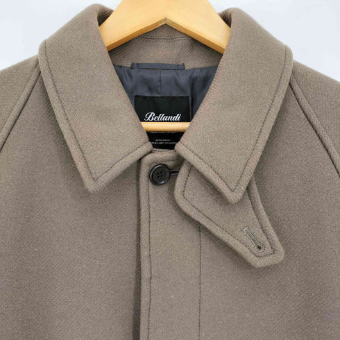 ユナイテッドアローズグリーンレーベルリラクシング UNITED ARROWS green label relaxing Bellandi メルトン ステンカラー コート メンズ JPN:L
