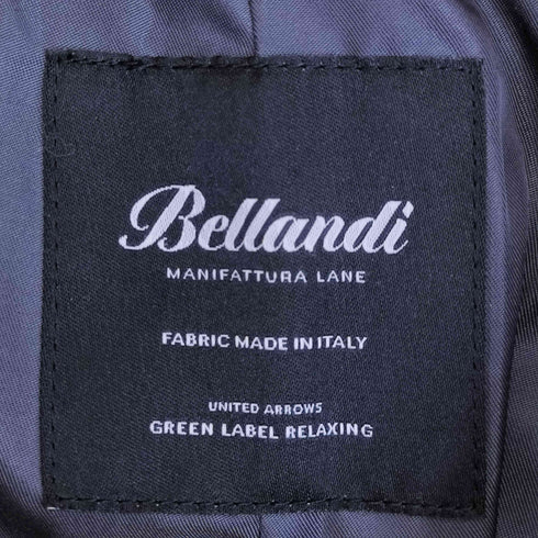 ユナイテッドアローズグリーンレーベルリラクシング UNITED ARROWS green label relaxing Bellandi メルトン ステンカラー コート メンズ JPN:L