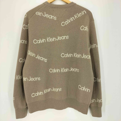 カルバンクラインジーンズ Calvin Klein Jeans インスティテューショナル オールオーバーセーター メンズ import:L