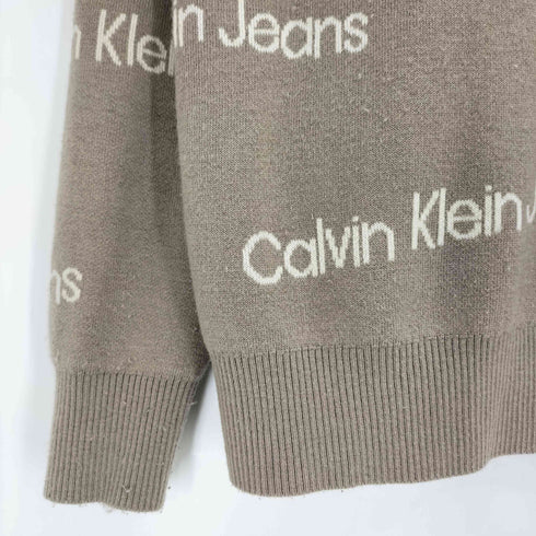カルバンクラインジーンズ Calvin Klein Jeans インスティテューショナル オールオーバーセーター メンズ import:L