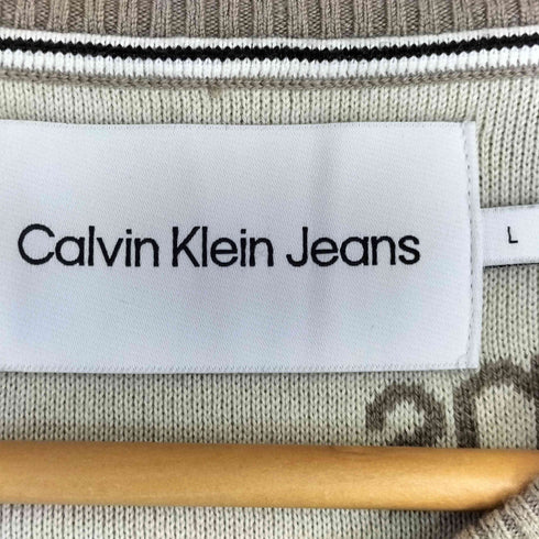カルバンクラインジーンズ Calvin Klein Jeans インスティテューショナル オールオーバーセーター メンズ import:L