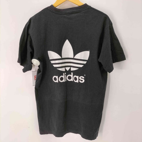 アディダス adidas USA製 トレフォイルロゴ 両面プリント Tシャツ 裾&袖シングル メンズ import:M