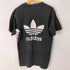 アディダス adidas USA製 トレフォイルロゴ 両面プリント Tシャツ 裾&袖シングル メンズ import:M