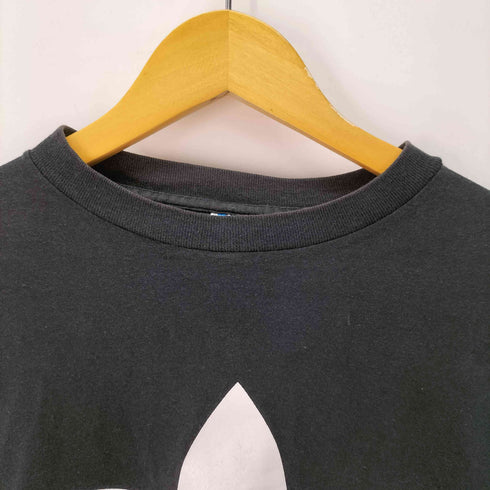 アディダス adidas USA製 トレフォイルロゴ 両面プリント Tシャツ 裾&袖シングル メンズ import:M