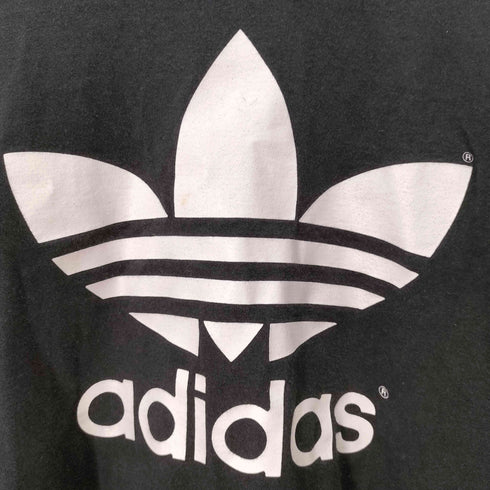 アディダス adidas USA製 トレフォイルロゴ 両面プリント Tシャツ 裾&袖シングル メンズ import:M