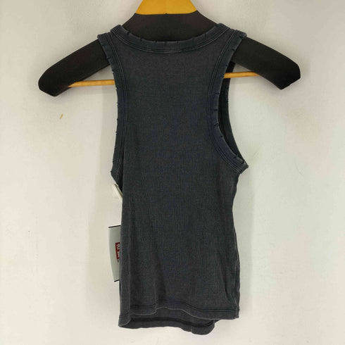 ザラ ZARA ダメージ加工 リブタンクトップ レディース import:S