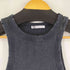 ザラ ZARA ダメージ加工 リブタンクトップ レディース import:S