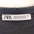 ザラ ZARA ダメージ加工 リブタンクトップ レディース import:S
