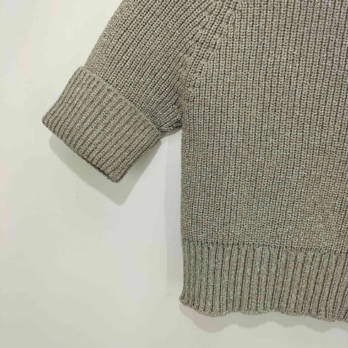 デミルクスビームス Demi-Luxe BEAMS 25SS AK+1 ショート ラメ ニット レディース
