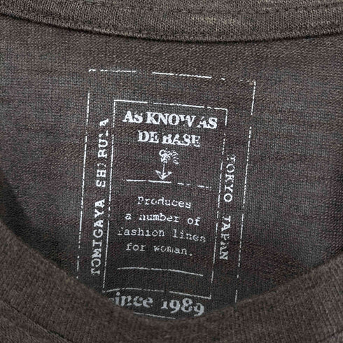 アズノゥアズドゥバズ as know as de base 25AW カットでギュの映えPO レディース JPN:1