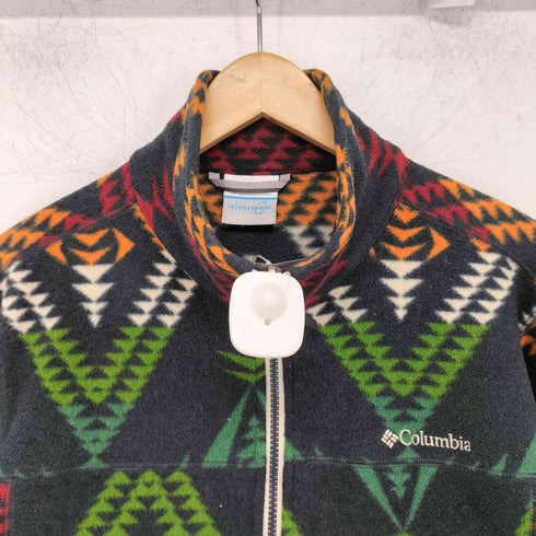 コロンビア Columbia ネイティブ柄 フリースジャケット メンズ JPN:L
