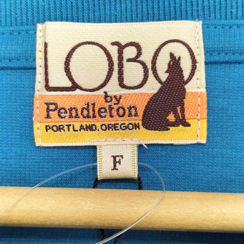 ペンドルトン PENDLETON Back Print Onepiece バックプリントワンピース 半袖 ターコイズ 狼 レディース FREE
